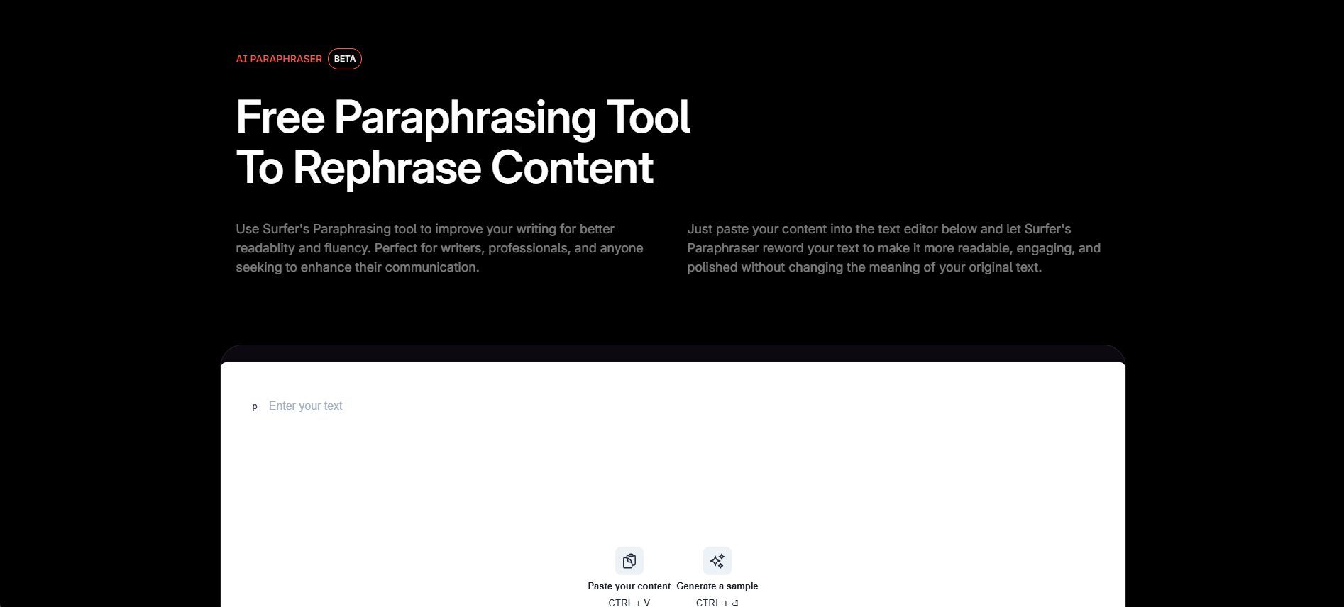 Free Paraphrasing Tool